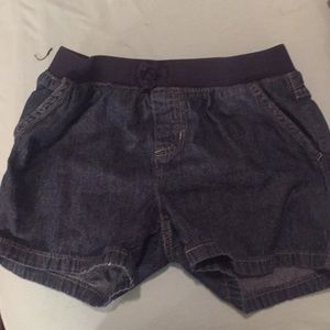 Blue jean shorts